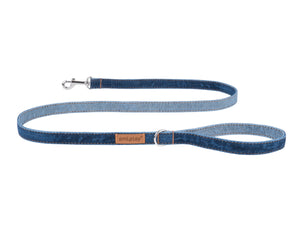 Amiplay Denim Leash - Denim Light Blue & Denim Original