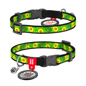 Avocado Nylon Cat Collar