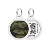 Smart ID Tag - Green Camo design